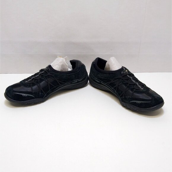 Skechers Breathe Easy SN22474 Womens 8.5 M Walking Running Shoes Relaxed Black - Picture 3 of 7